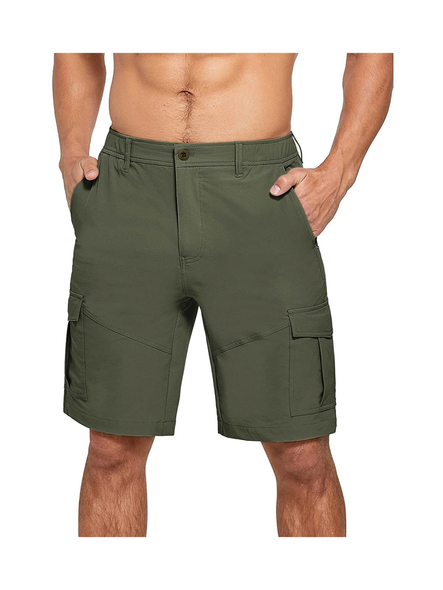 aturustex Men Cargo Shorts Multi Pocket Safety Shorts Summer Shorts