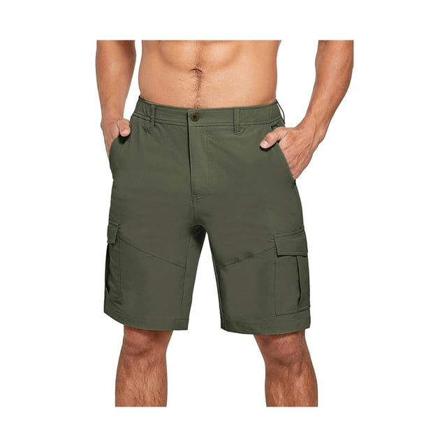 Txlixc Pantalones cortos de hombre, pantalones cortos de cintura alta de color sólido Txlixc moda
