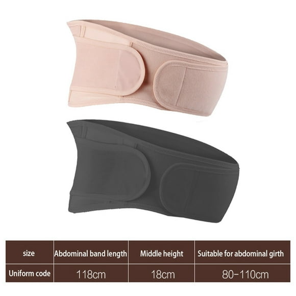 Cinturón de soporte de maternidad BuyWeekMX transpirable para el vientre Color de piel