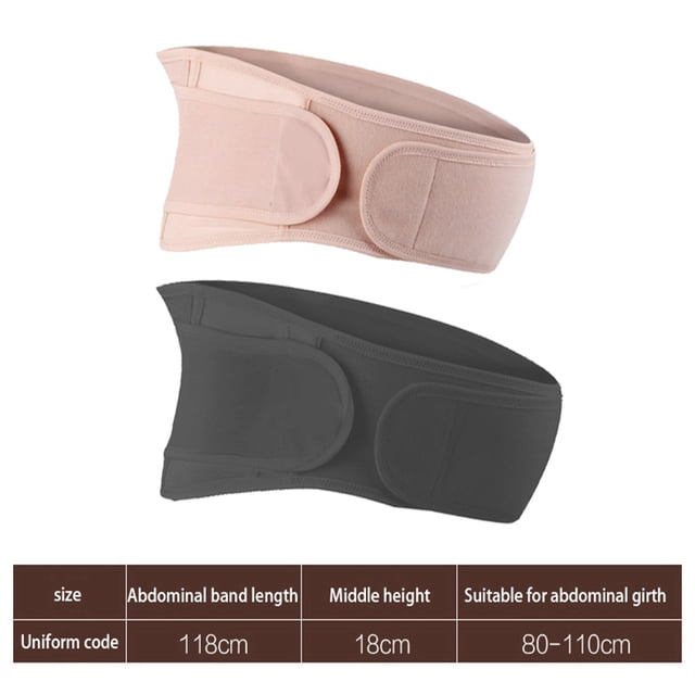 Cinturón de soporte de maternidad BuyWeekMX transpirable para el vientre Color de piel
