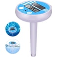 thumbnail image 1 of Termómetro digital solar flotante para piscina, termómetro electrónico para piscina, termómetro solar flotante, con pantalla LCD, para piscina exterior e interior y spa JAMW Sencillez, 1 of 5