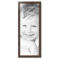 thumbnail image 2 of ArtToFrames 16" x 43" Honors Mahogany with Black Picture Frame, 16x43 inch Brown Wood Poster Frame (WOM-5154), 2 of 7