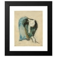 thumbnail image 2 of Paul Gauguin 15x18 Black Modern Framed Museum Art Print Titled - A Breton Gleaner (1886), 2 of 5