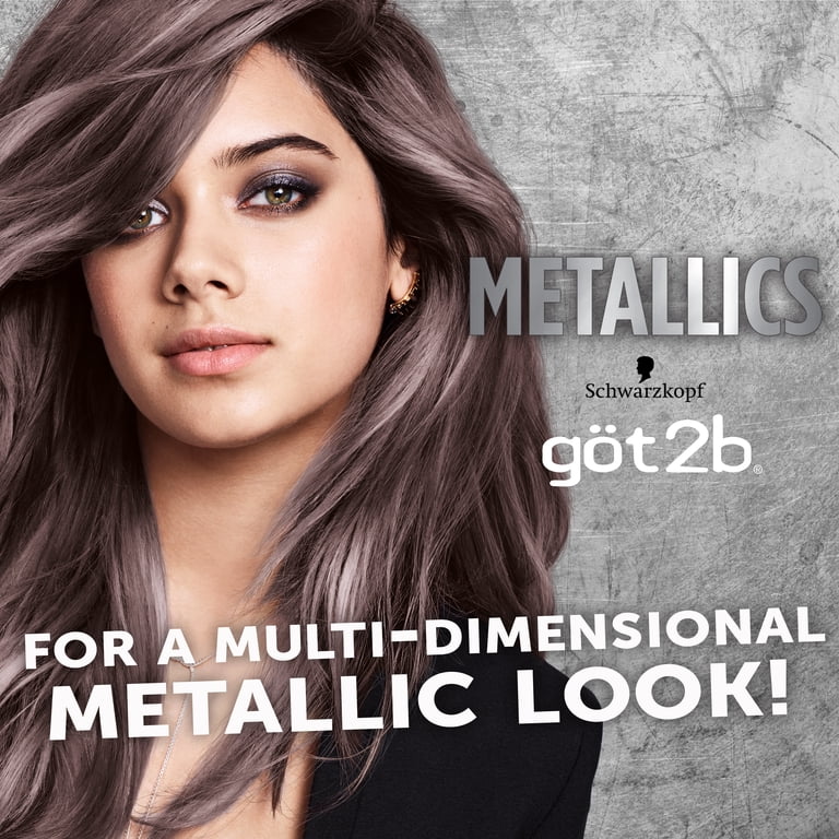 got2b, Metallic Hair Color, M83 Urban Mauve, Permanent, 4.8