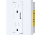 thumbnail image 2 of HLONK WiFi Smart Wall Socket Family Sharing Voice Control Timer Setting Power Wall Outlet 2.4GHz AC110‑125V, 2 of 7