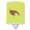 Green, variant on Jersey Buff Turkey Hen Pink Check Ceramic Night Light