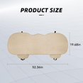 thumbnail image 2 of Linen Back Car Seat Cover, Anti-Slip Long Bottom Rear Seat Cover Protector with Storage Pockets, Breathable Linen Rear Bench Seat Protector Cushion Pad for Most Vehicles (Beige, Back Cover), 2 of 7