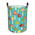 thumbnail image 1 of Fotbe Mushrooms Cesto de Ropa con Asas, Cesto Impermeable de Gran Capacidad, Bolsa de Lavado para Dormitorio, Cesto de Ropa con Ruedas y Asas-Small, 1 of 6