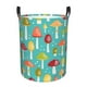 thumbnail image 1 of Fotbe Mushrooms Cesto de Ropa con Asas, Cesto Impermeable de Gran Capacidad, Bolsa de Lavado para Dormitorio, Cesto de Ropa con Ruedas y Asas-Small, 1 of 6