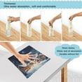 thumbnail image 4 of 6 Pieces of Kitchen Towels 11x11Inch Kitchen Dish Cloths Kitchen Dish Towels Reuseable Cleaning Cloths Christmas Snow Picture, 4 of 9