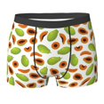 thumbnail image 6 of Men's Boxer Briefs, cartoon Papaya Soft Comfy Mens Underwear Boxer Briefs Breathable With Widen Waist, 6 of 7
