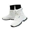 thumbnail image 3 of Women's Boots Mid Calf Insulated Thermal Footwear for Outdoor Hiking Warm -Lined Boots for Ladies, 3 of 9