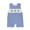 Dark Blue, variant on Baby Boy Summer Clothes Animal Embroidery Plaid Sleeveless Romper Jumpsuit Overall Bodysuit One-Piece Outfit (Red, 3-6 Months)