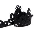 thumbnail image 3 of Corona Sunnimix 1 Yarda Borde de Encaje Bordado para Boda Nupcial Negro, 3 of 6