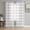 White, variant on Abstract Tile Motifs Sheer Curtains for Living Room Bedroom Light Blue Gray Minimalist Dotted Grid Sheer Curtains 54 Inch Long 2 Panels Set Light Filtering Curtain Window Treatments Drapes