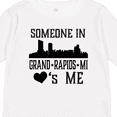 thumbnail image 4 of Inktastic Grand Rapids Michigan Someone Loves Me Boys or Girls Long Sleeve Toddler T-Shirt, 4 of 5