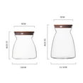 thumbnail image 2 of TAILTOSS 1Pack Sugar Container Glass Jar For Flour With Airtight Lid 700ml, 2 of 8