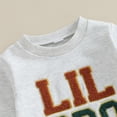 thumbnail image 4 of Big Lil Bro Toddler Baby Boys Letter Embroidery Long Sleeve Sweatshirts Tops and Pants Set 2Pcs Brothers Matching Outfit, 4 of 7