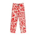thumbnail image 2 of Vsdgher Beef1 Print Mens Pajama Pants Sleep & Lounge Pants, PJ Bottoms With elastic waistb and Pockets, 2 of 5