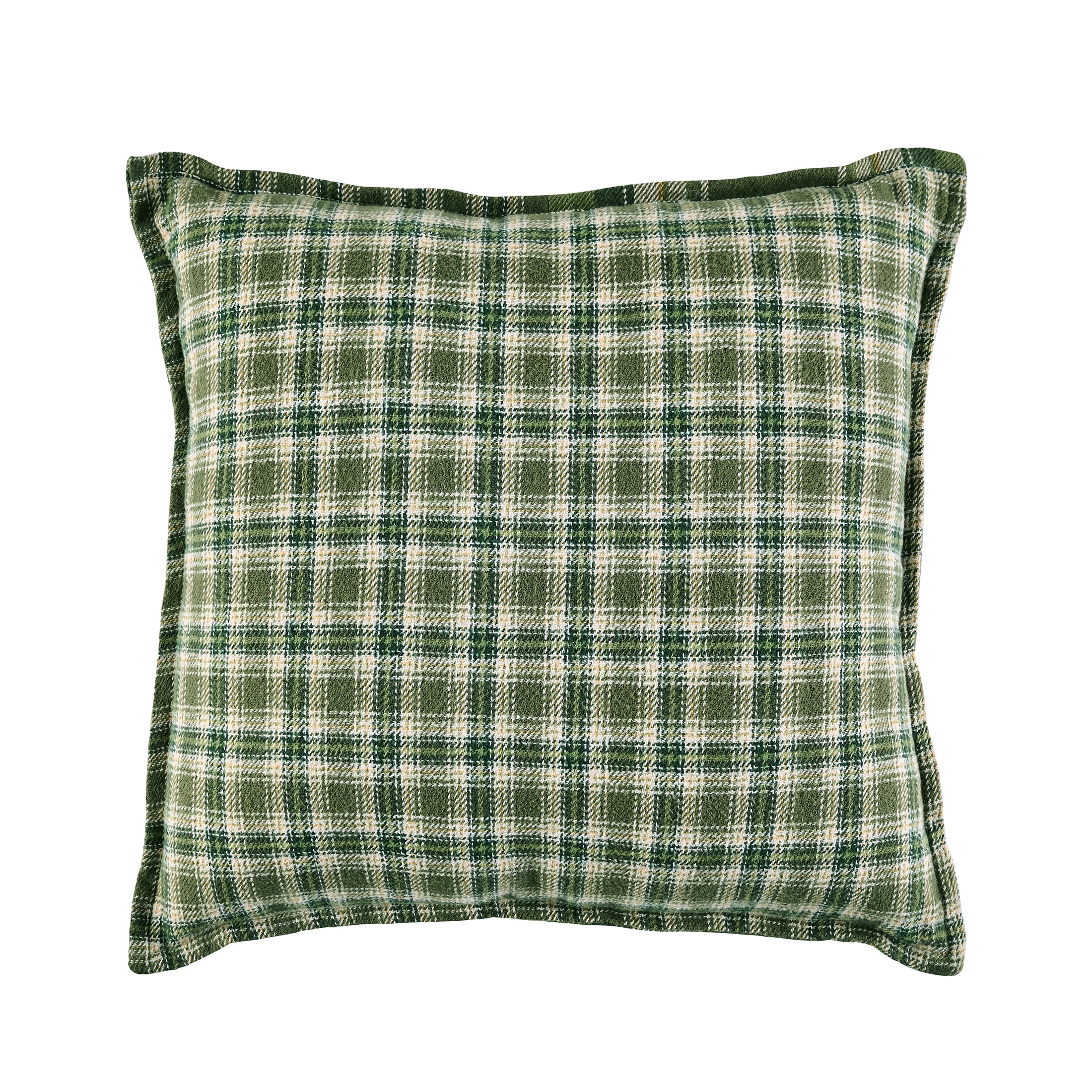 Better Homes & Gardens 20x20 Corin Plaid Throw Pillow, Green