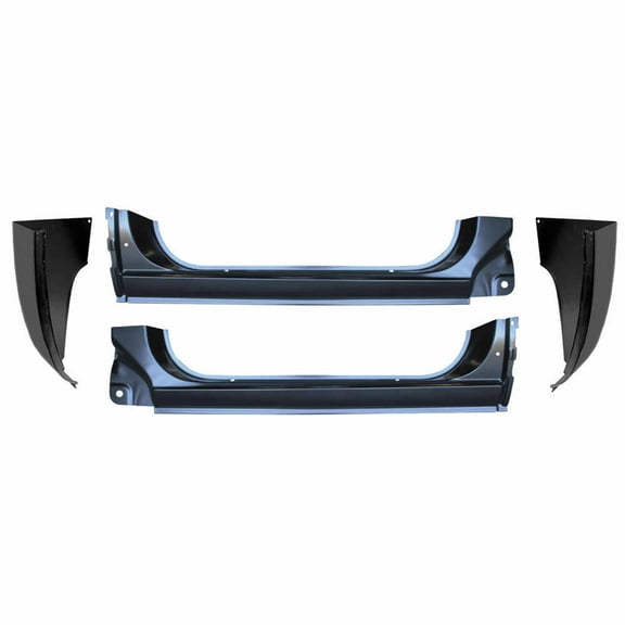 Rocker Panel Kit- Front Door - OEM Style. Fits 73-87 Chevrolet Pickup Truck CK, 73-87 GMC Pickup Truck CK