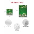 thumbnail image 7 of St. Patrick's Day Kitchen Dish Towels for Drying Dishes Set of 3, Spring Shamrock Gnomes Balloons Flag Green Waffle Weave Microfiber Hand Tea Bathroom Towels Quick Dry & Absorbent Towel 15.7x23.6, 7 of 7