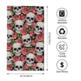 thumbnail image 4 of Bingfone Skull And Roses Ultra Absorbent & Soft Hand Towels For Bath, Hand, Face, Gym And Spa-27.5x16in, 4 of 9