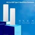 thumbnail image 1 of Caja de disco duro para 2230/2242/2260/2280 NGFF B-Key B+M Key SSD Caja externa, 1 of 8