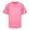 Pink, variant on Mens T Shirts Men Football Mesh Practice Athletic T Shirt Solid Color V Neck Short Sleeve Hop Sports Tee Blue L