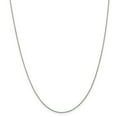 thumbnail image 1 of 10K White Gold .9mm Cable Chain 24 Inch, 1 of 5