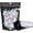 Black, variant on 100 Pack Smell Proof Bags, Resealable Mylar Bag with Clear Window, Foil Pouch Stand-up for Food Self Sealing Storage, Scratch Resistant Hand Storage. (White, 6.3×9.4 inch)