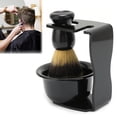 thumbnail image 4 of Bol à Raser, Kit de Brosse à Raser Cheveux Brosse en Nylon Brosse Douce Cheveux 3pcs pour Cadeau d'Anniversaire pour les Cadeaux de Fête des Pères pour les Hommes, 4 of 8