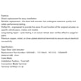 thumbnail image 4 of Actuador De Cerradura De Puerta Actuador De Pestillo De Cerradura De Puerta Delantera Izquierda/Derecha Compatible Con Chevrolet Cadillac Advancent VI012376-01, 4 of 6