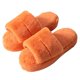 thumbnail image 2 of Women's Cotton Slippers Open Toe Thick Sole Plush Slippers Autumn Winter Indoor Cotton Slippers Non-slip Warming Winter Slipper For Home-26Orange40-41, 2 of 2