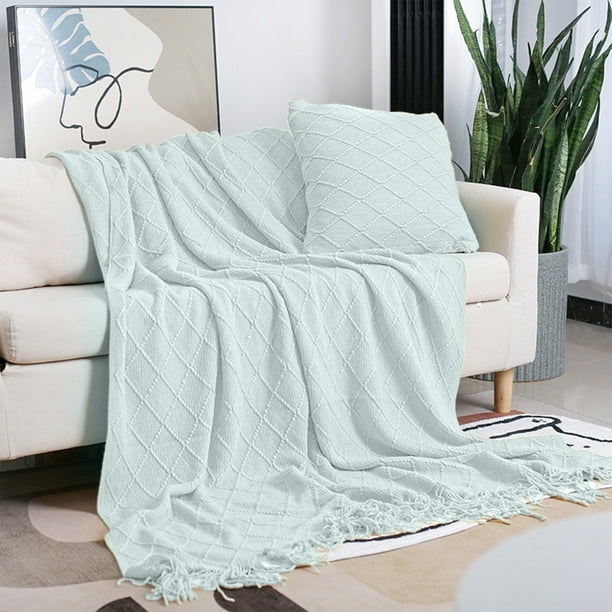 Manta Refrescante de Verano, Manta de Hielo Tejida para Personas Calurosas, Edredón Refrescante para Todas Las Estaciones con Absorción de Calor, 127 X 180 Cm, Amarillo, Gris, Blanco, Azul