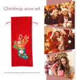 thumbnail image 4 of (TB007) Nuevos Y Creativos Suministros Navideña DIY Funda para Botella Vino Con Diamantes Navidad para Botella Champán Y Vino Tinto Mesa, 4 of 9