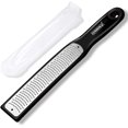 thumbnail image 1 of Lemon Zester Stainless Steel Coconut Cheese Grater Citrus Zester Sharp Blade and Protective Cover Grater Kitchen Container (Black), 1 of 5