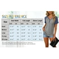 thumbnail image 3 of Sherrylily Women Henley V Neck Raglan Short Sleeve T Shirts Color Block Casual Tees Tops, 3 of 4