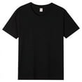 thumbnail image 1 of Sélectionné Chemise à Manches Courtes en Coton Pur Col Rond Parent-Enfant, Haut Ample de Sport Décontracté pour Fête, 1 of 2