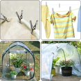 thumbnail image 4 of 24 piezas de pinzas de metal para invernadero - Pinzas de acero inoxidable para jardín - Abrazaderas resistentes para sujetar cubiertas de plantas y ropa, 4 of 5