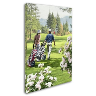 The Macneil Studio 'Golfers' Canvas Art