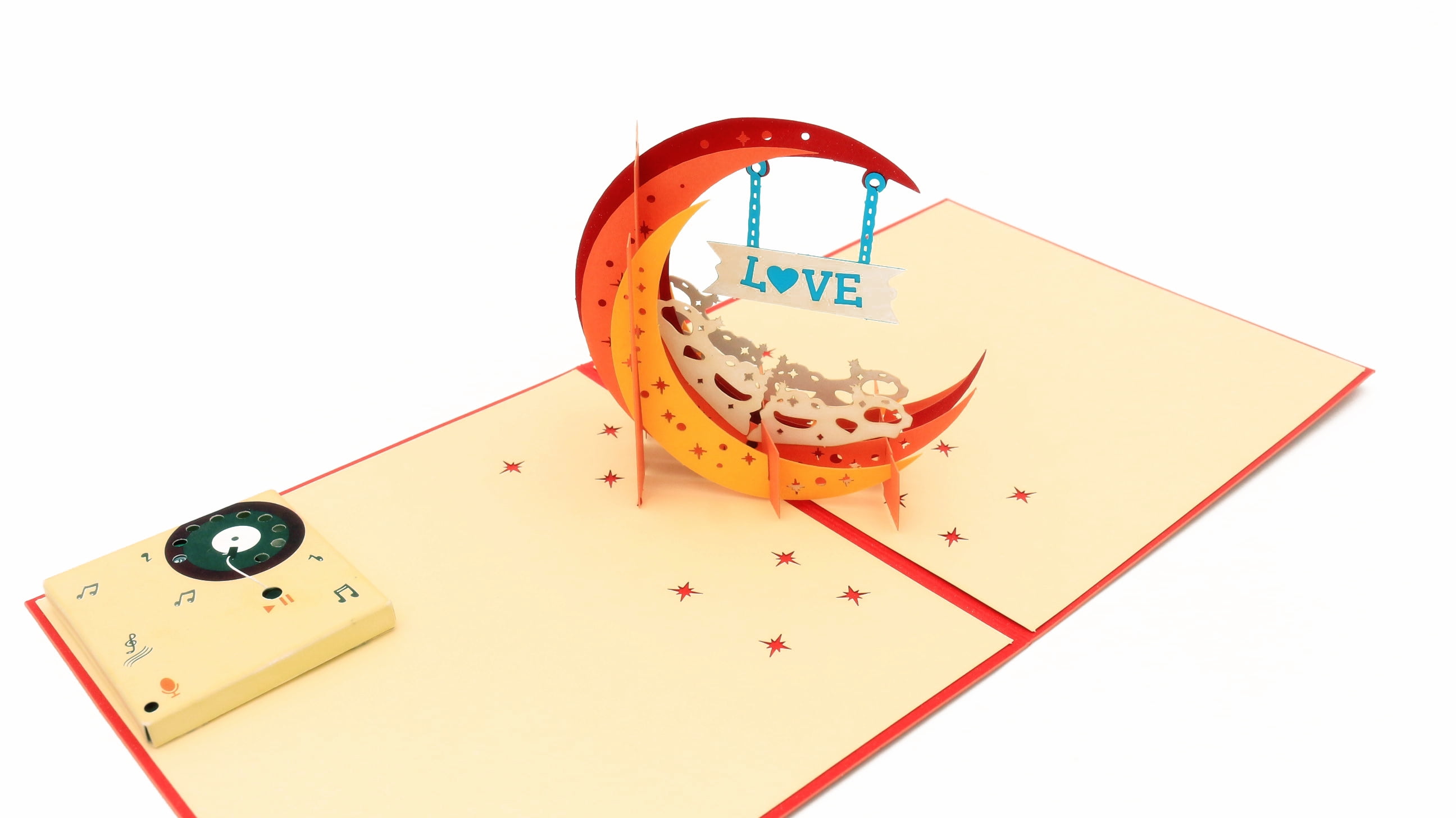 Amazon.com: valentines day card with recordable sound Recordable Birthday Card Anniversary Card Valentines Day Pop Up card