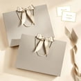 thumbnail image 3 of Gift Bags with Handles, 13” Medium Gift Bag for Presents, 1 Pcs Bags with 2 Tissue Paper and 1 Cards for Graduation Baby Shower Wedding Fathers Day Mother's Day Birthday Party（champagne gold）, 3 of 4