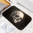 thumbnail image 6 of 1pc Skull Pattern Absorbent Non-Slip Bathroom Thickened Flannel Rug Decor,Soft,Quick Drying,Suitable For Indoor/outdoor Use,Bathrooms,Bedrooms,Kitchens,Terrace,Laundry Rooms,16"x24", 6 of 9