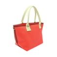 thumbnail image 2 of Pre-Owned Hermes Hermès Petit H Socabas Tote Bag, Leather, Toile H, Women's, Red,... (Good), 2 of 6