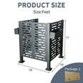 thumbnail image 3 of Metal AC Unit Privacy Fence Cover Panel - Outdoor Air Conditioner Hide Fence for Concealing HVAC Units, 3 of 7