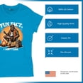 thumbnail image 6 of Bigfoot Fun Fact T-Shirt Sasquatch Hide and Seek Champ Camping Joke Women's Tee, 6 of 7