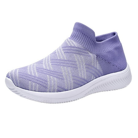 

autumn winter shoes Women Running Flats Sneakers For Women Casual Slip On Sock Trainers Women Shoes