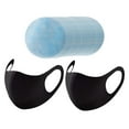thumbnail image 3 of reemplazo de almohadillas desechables,Almohadilla de repuesto para mascarilla,Rectángulo redondo Almohadilla de máscara universal,almohadillas de reemplazo de 50 piezas y máscara de 2 piezas, 3 of 9
