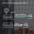 thumbnail image 2 of Conmutador PoE TP-Link TL-SF1009P de 9 puertos 10/100 Mbps 8 PoE+ @65W, 2 of 5